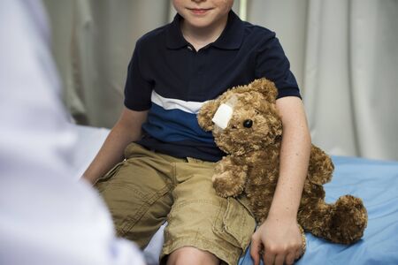 Young patient is getting a diagnose from doctor