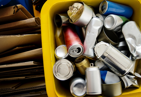 Recycle canned and box environment conservation