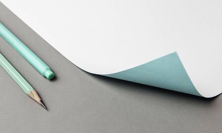 Closeup of paper stationery
