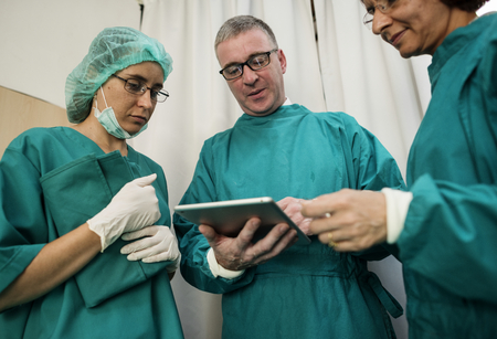 Doctors are preparing for an operation