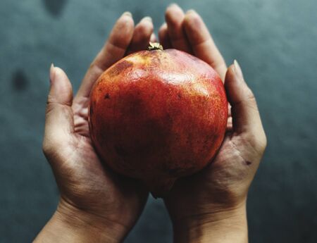 Fresh pomegranate fruit