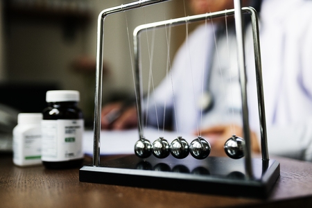 A doctor writing a prescription