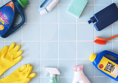 Set of washing and cleaning equipment