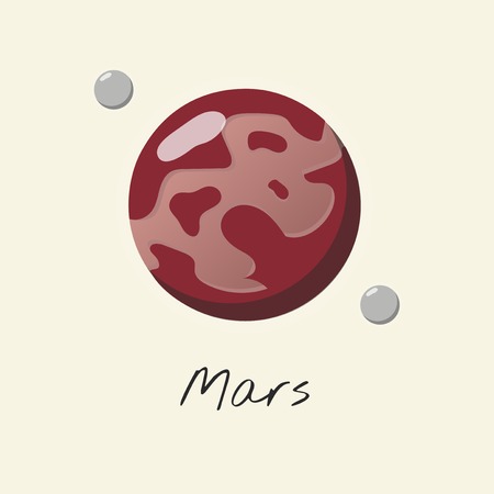 Planet Mars concept