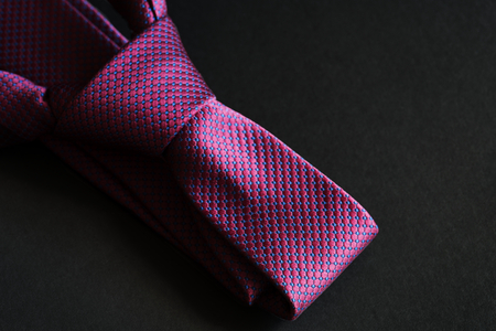 Closeup of necktie