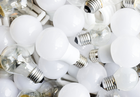 Closeup of light bulb