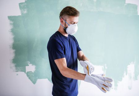 Foreman wearing protection
