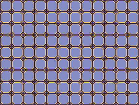 Illustration of tiles textured pattern