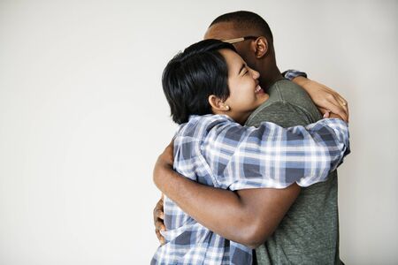 Photo for Couple move to new house - Royalty Free Image