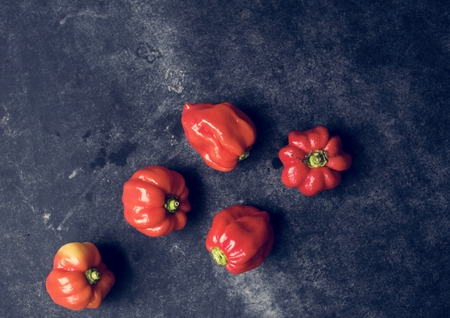 Fresh sweet bell peppers
