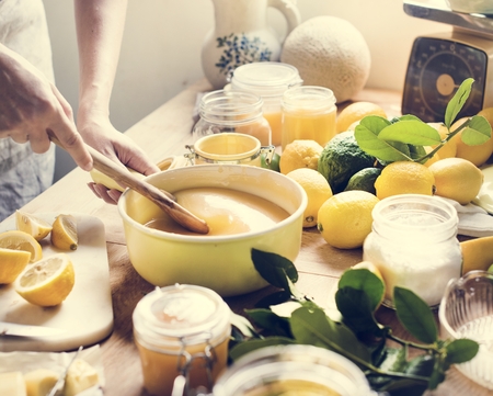 Lemon curd food photography recipe idea