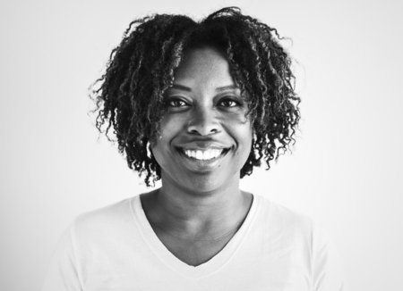 Portrait of an African american woman