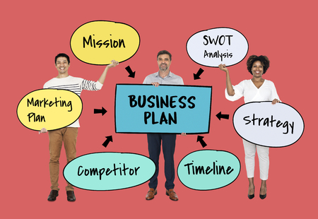 Team with a business plan