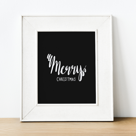 Christmas holiday greeting design mockup