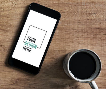 Premium mobile phone screen mockup template
