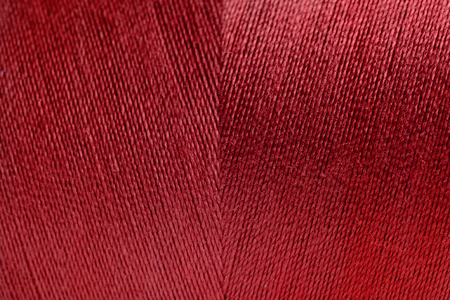 Red rolled yarn texture background