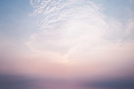 Evening sky with setting sun