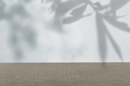Fabric seam texture and plant silhouette