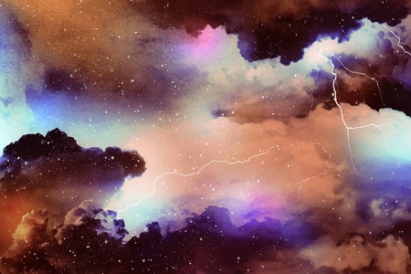 Colorful abstract universe textured background vector