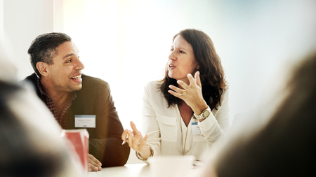 Business people discussing in a meeting