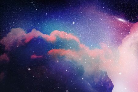 Colorful abstract universe textured background