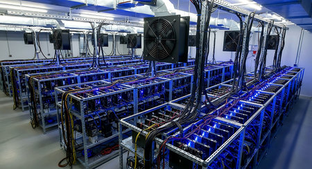 Modern electric power supply and cooling system in a power supply plant.の素材