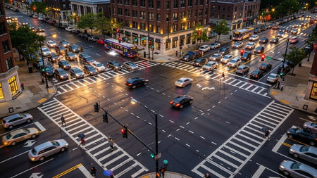 Streets of Boston.の素材