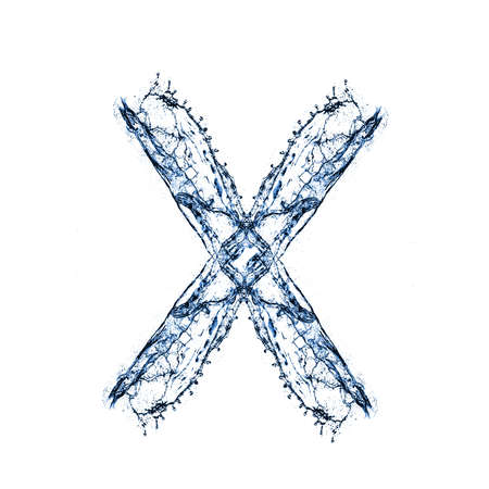 X - Fontの写真素材