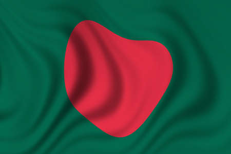 flag of bangladeshの写真素材