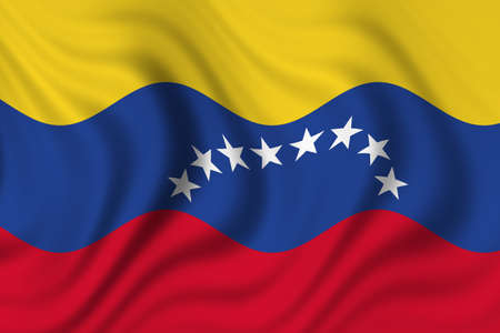 flag of venezuelaの写真素材