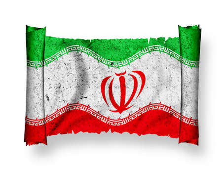 Flag of Iranの写真素材