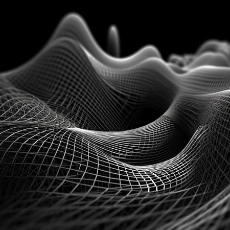 Abstract fractal background a computer-generated 2D illustration, textureの素材