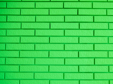 Beautiful green bricksの写真素材