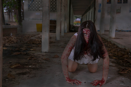 Old School a scary ghostの写真素材
