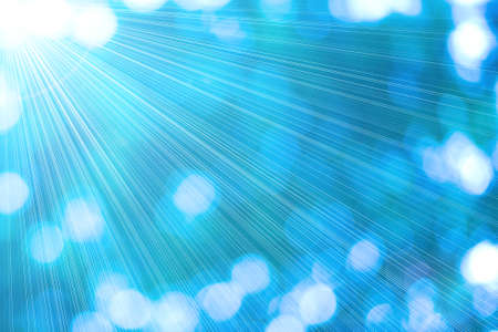 Beautiful bokeh bright blueの写真素材