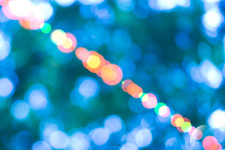 Beautiful bokeh bright blueの写真素材