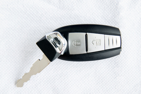 car key with remote controlの写真素材