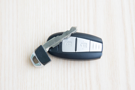 car key with remote controlの写真素材