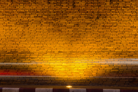 Background of brick wall textureの写真素材
