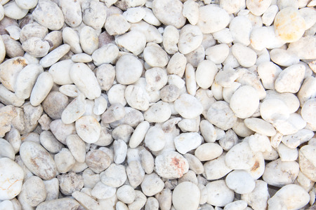 white stones and pebbleの写真素材