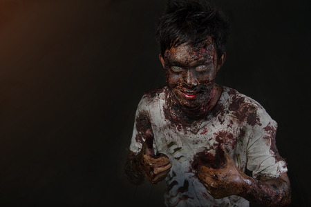 Scary zombies with an ax