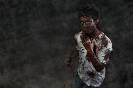 Scary zombies with an ax