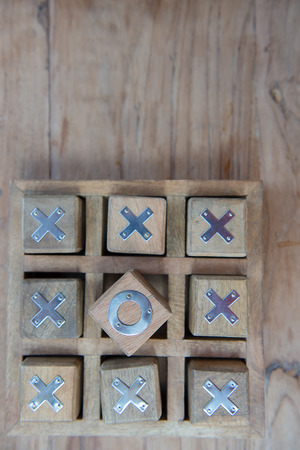 tic tac toe XO game,Toys xoの写真素材