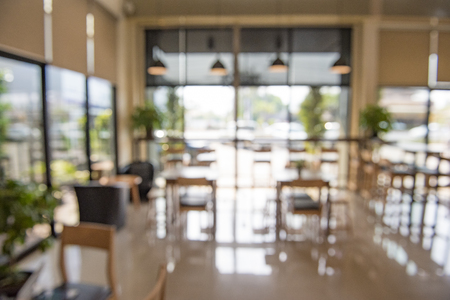 Blur coffee shop background,Blur restaurantの写真素材