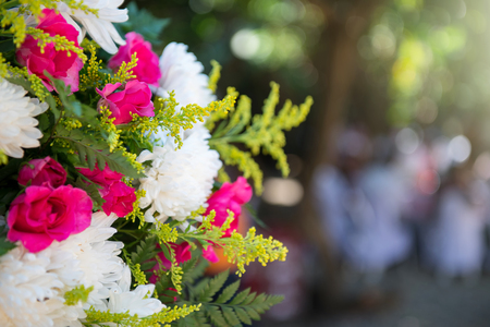 Flower with bokeh, flowers for wedding.の写真素材