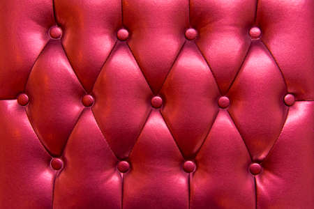 Red color sofa textureの写真素材