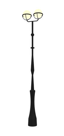 3D rendering of streetlightsの写真素材