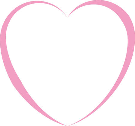 Illustration of a heartのイラスト素材