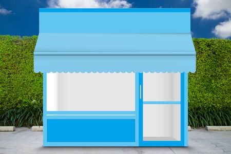 Front of retail storeの写真素材