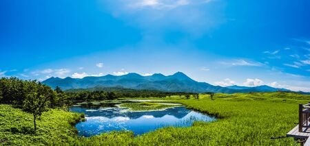 Shiretoko Peninsula in eastern Hokkaidoの写真素材